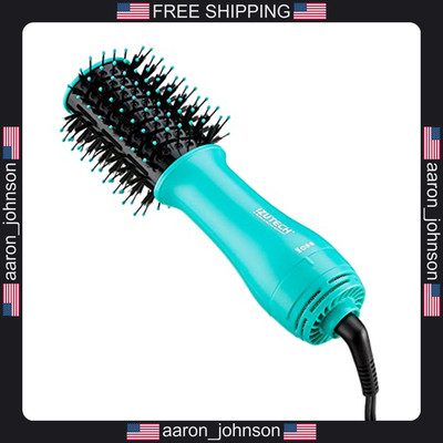 Toro 2-in-1 Hair Dryer with Volumizing Brush teal portable styling tool