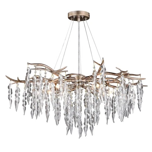 Vaxcel - Rainier 5-Light Chandelier in Glam and Waterfall Style 18.5 Inches Tall - Picture 1 of 4