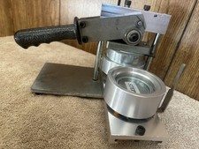 Heavy Duty Button Maker Button Stamp/Press Unbranded Works Great 