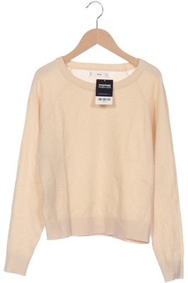 MANGO Pullover Damen Strickpullover Strick Oberteil Gr. S Cremeweiß #dbk2oyb