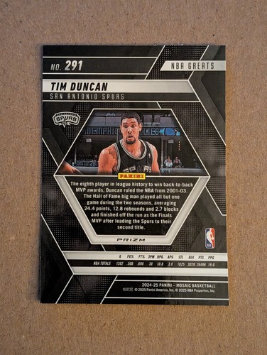 2024-25 Panini Mosaic Shaquille O'Neal Epic Performers Silver Mosaic Prizm Lot!! - Picture 7 of 7