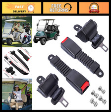 Universal Retractable Golf Cart Seat Belts - 2pcs for EZGO, Club Car, UTV  Bugg
