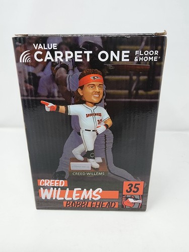 Delmarva Shorebirds Creed Willems #35 Bobblehead (Baltimore Orioles Single-A) - Picture 2 of 13