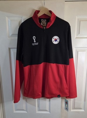 FIFA World Cup Qatar 2022 South Korea 1/4 Zip Training Top Brandneu mit Etikett M