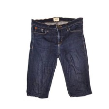 Hudson Jeans WM407DIV Dark Wash Cutoff Bermuda Denim Shorts Size 26 USA Made