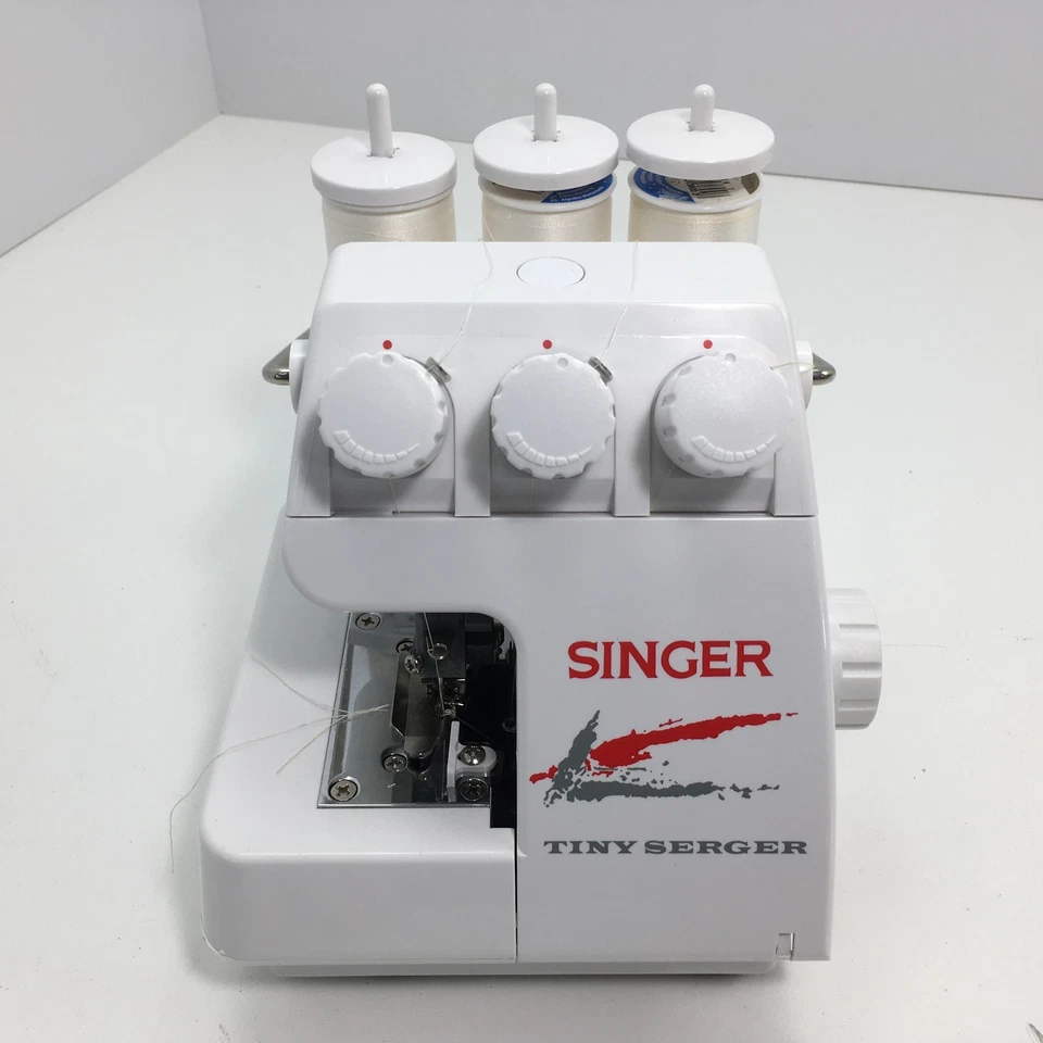 Singer Tiny Serger TS-380 Plus Overedging Machine with Box Power Cord Pedal - Image 2 of 4