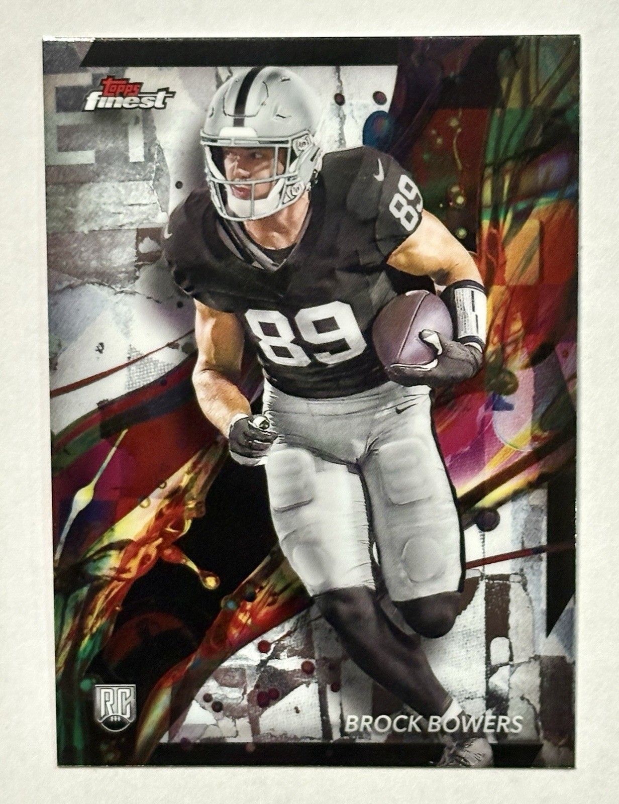 2024 Topps Finest - Common Brock Bowers #82 (RC)