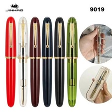 Jinhao No. 9019 Dadao Medium Fountain Pens, 11 Different Finishes, UK Seller