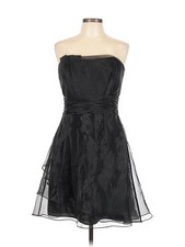 David's Bridal Women Black Cocktail Dress 12