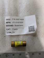 Bussmann LPJ-5-6/10SP Low-Peak Class J Time Delay Fuse 5.6A 600V Industrial OEM