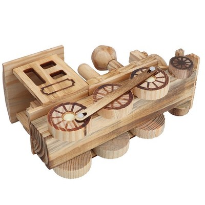 Wooden Model Simulated Steam Home Decor Kid Child Toy Gift SET