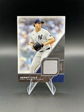 2026 Topps Series 1 GERRIT COLE #MLM-GC Major League Material Patch Game Used NY
