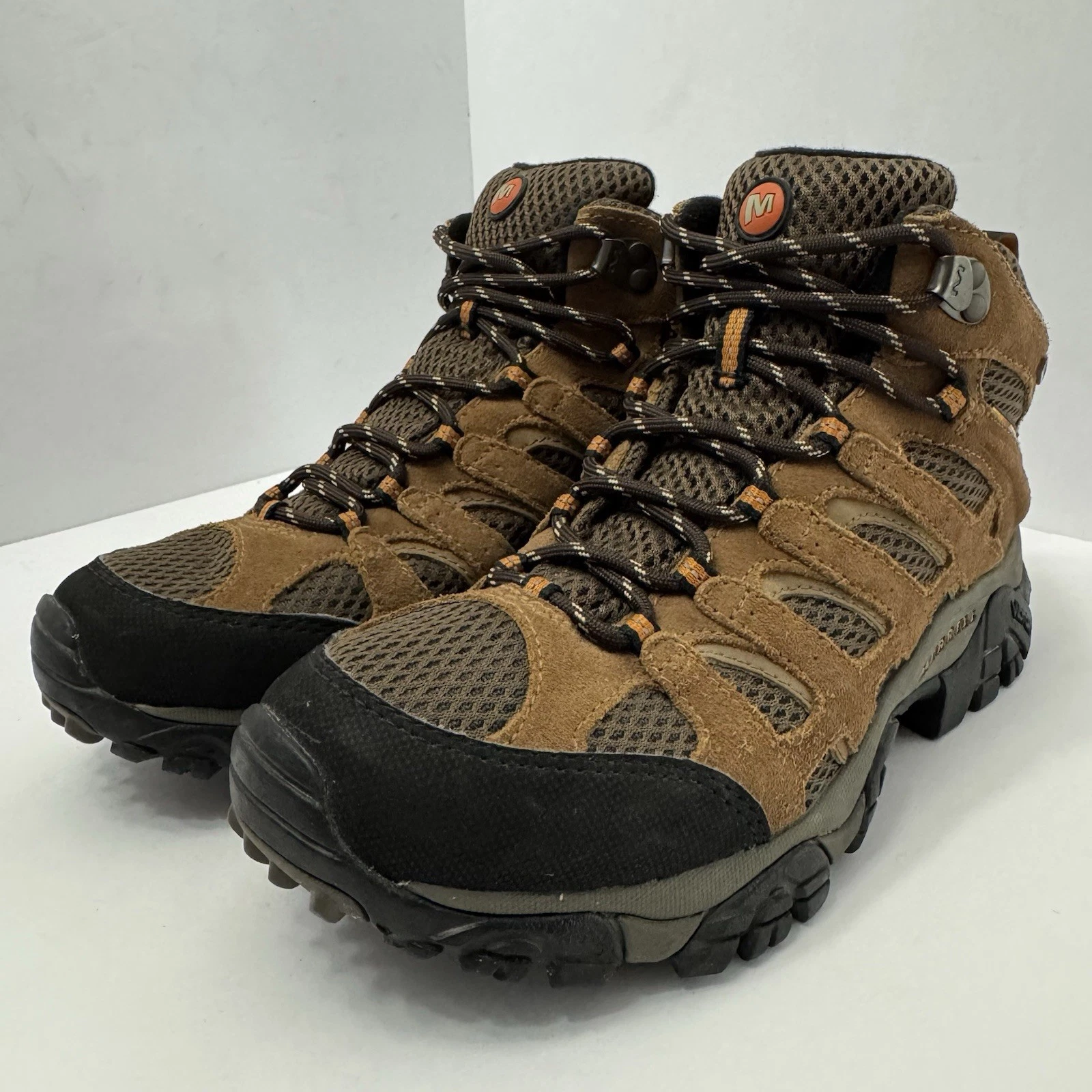 Merrell Moab Mid Waterproof Hiking Boot Earth Brown Mens 8 J88623 Worn Once
Opens in a new window or