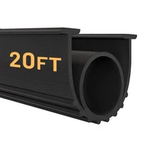 Garage Door Seals Bottom Rubber Weather Stripping Kit Seal Strip Replacement,...