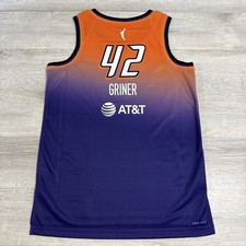 Brittney Griner Jersey Phoenix Mercury WNBA Women's Orange Purple Small