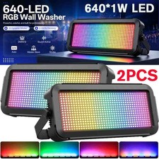 640 1W RGB 640LED Wall Washer Light Strobe DMX Stage DJ Beam Light Party Show