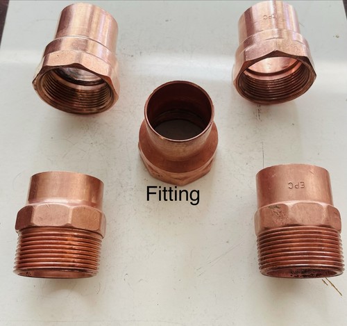 Mixed 1-1/2โ Copper Sweat x MPT, Copper Sweat x FPT and Fitting x FPT Adapter