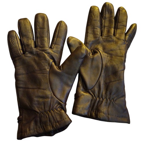 Vintage Isotoner Aris Set Of 2 Women (8-9) Leather Gloves Wonter Riding Classic - Picture 4 of 11