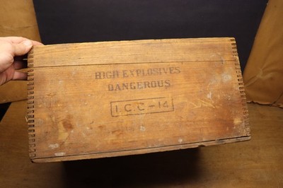 Vintage Dupont Explosives Red Cross Extra Dynamite 40% Strength