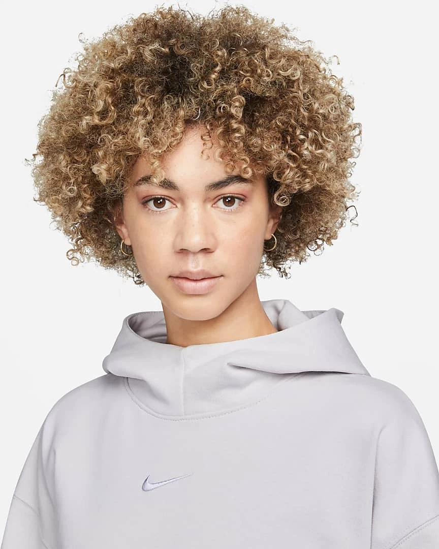 SACAI Nike maglione donna cappuccio oversize scollo a imbuto felpa DR7844 511 sport nuovo XS