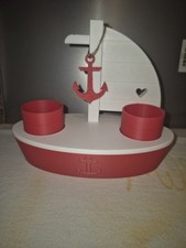 Sail Boat Tooth Brush Holder For Kids Bathroom Decoration