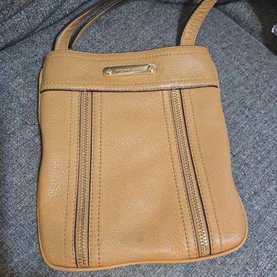 MICHAEL KORS Moxley MK Messenger Cross-body Shoulder Pocket Bag Luggage Leather