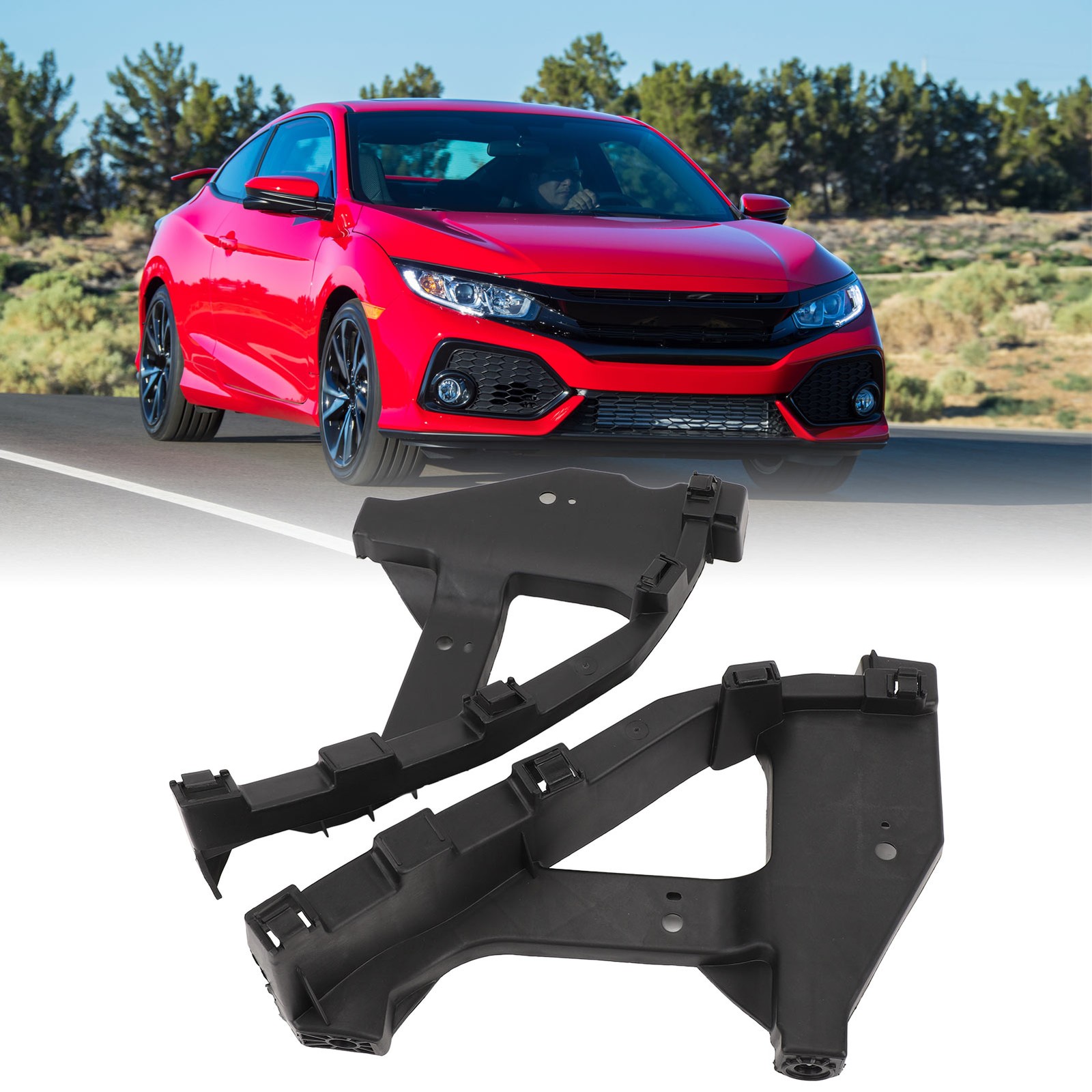 Pair Of Headlight Support Bracket 71140 TEA T00 Front Bumper Head Lamp Mount For