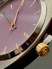 Nixon Time Teller Blackberry And Gold