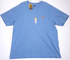 NWT Carhartt Loose Fit Heavyweight Short-Sleeve Pocket T Shirt XL Blue K87-M