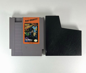 The Adventures of Rad Gravity for NES Nintendo Cartage + Sleeve Only Play Tested