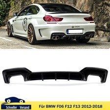 Heckdiffusor M6 Optik F�r BMW F06 F12 F13 M-Paket 2013-18 Diffusor Glanz Schwarz