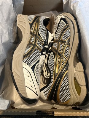 Men's ASICS GT-2160 Shoes Cream/Pure Gold 1203A275 114. Size 11 US