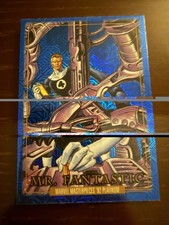 Mr. Fantastic 2024 Skybox UD Marvel Masterpieces '92 Platinum #59 Blue Traxx