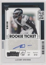 2021 Panini Contenders Rookie Ticket JaCoby Stevens #265 Auto 8gd