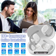 Open Ear Wireless Translation Earbuds Bluetooth5.4 50H Standby Lightweight Sport