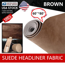 Deluxe Suede Cars Headliner Foam Material Fabric Upholstery Roof Liner Repair