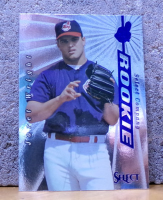 BASEBALL CARD COOL PICTURE JARET WRIGHT CLEVELAND INDIANS ROOKIE SELECT COMPANY
