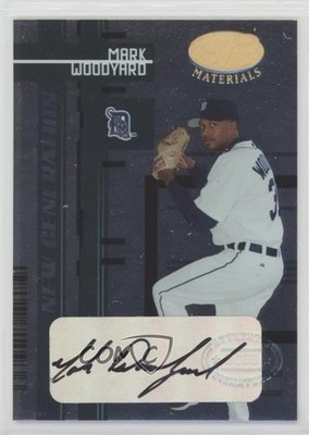 2005 Leaf Certified Materials New Generation 76/299 Mark Woodyard #225 Auto 7eo