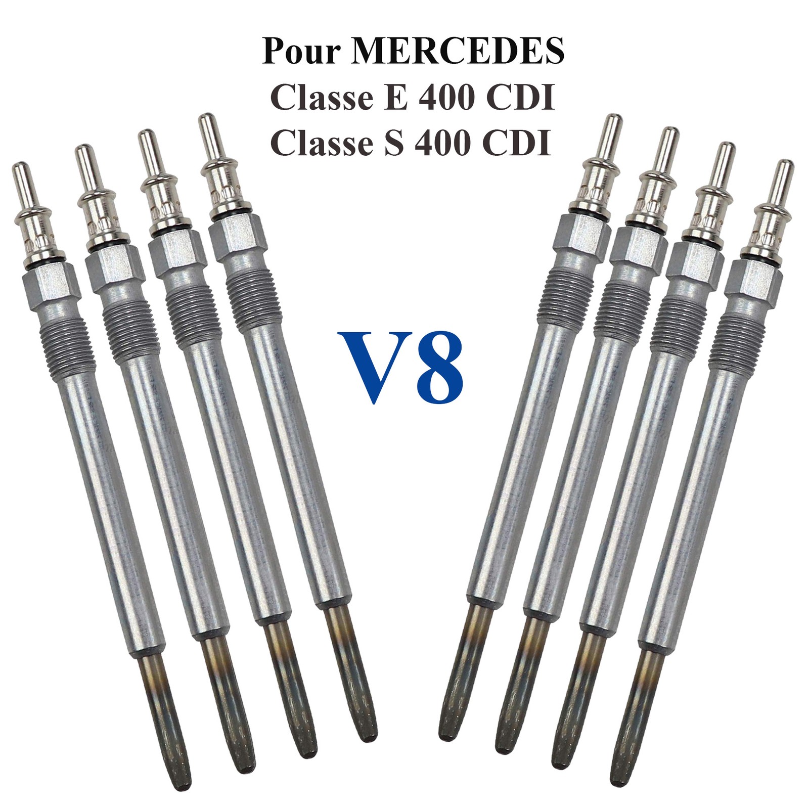 Bougie de préchauffage Mercedes Classe S E 400 CDI A0011592801