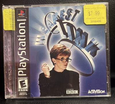 The Weakest Link PS1 PlayStation 1 CIB Complete Tested Working