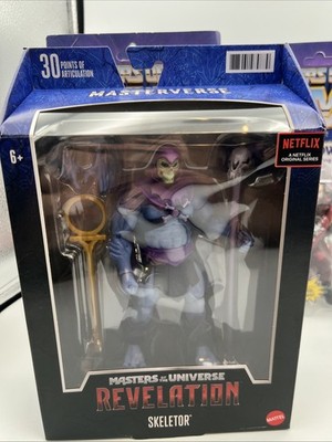 Masters of the Universe Revelation MOTU Masterverse SKELETOR New Damaged Box 