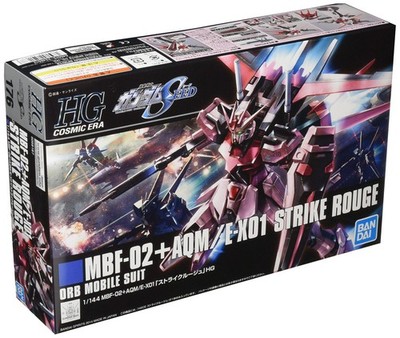 Bandai Spirits Hgce 1/144 Gat-X105 Strike Rouge Mobile Suit Gundam Seed Anime