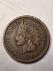 1904 Indian Head Penny One Cent Coin G/VG US Copper Cent - Lot Available