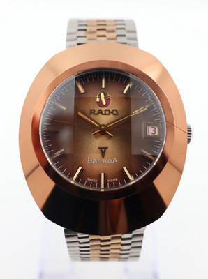 Купить rado balboa watch automatic date round swiss dial vintage