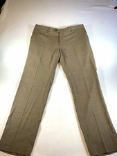 Tommy Hilfiger Men’s Tan Suit Dress Pants 38x32 Twill Flat Front Classic