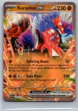 Koraidon ex 124/197 Double Rare Obsidian Flames Pokemon Holo Near Mint