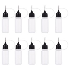 20 Pcs Applicator Bottles Empty 10 Ml Plastic Squeeze Bottles