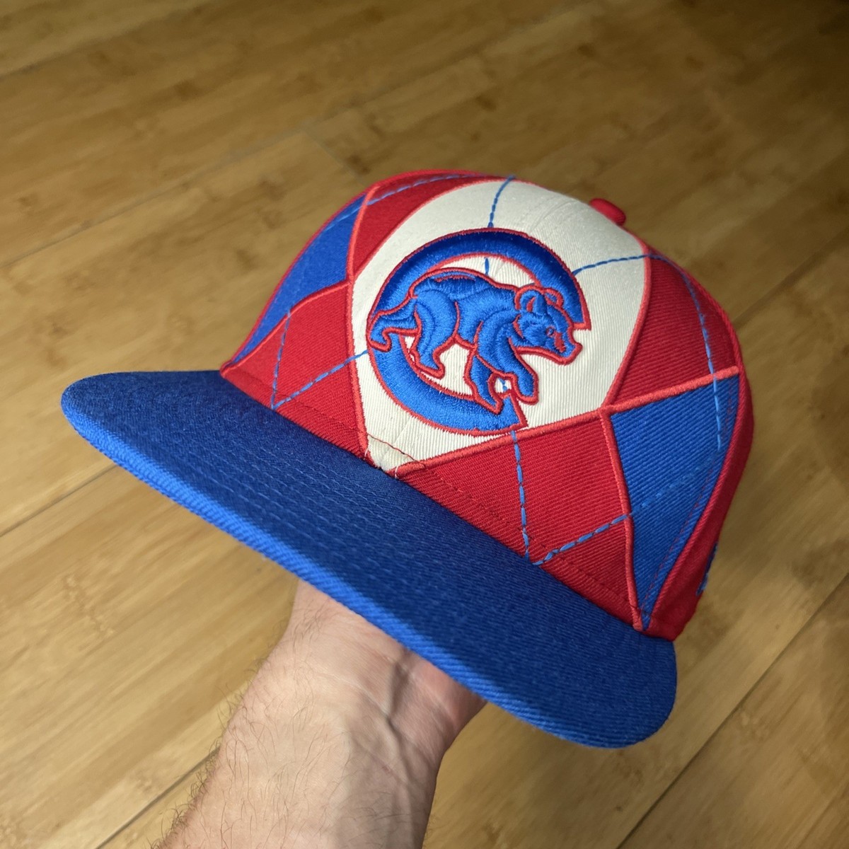 New Era 59FIFTY Chicago Cubs AOP Argyle Colorful Wool Fitted 