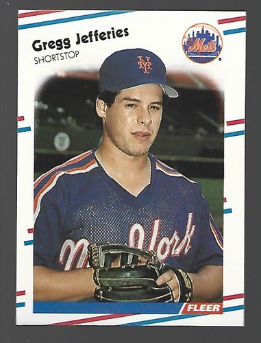 Gregg Jefferies #137 1988 Fleer card