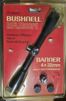 Bushnell Banner 4x32mm Rifle Scope ~Japan~ 71-3403 C Vintage NOS